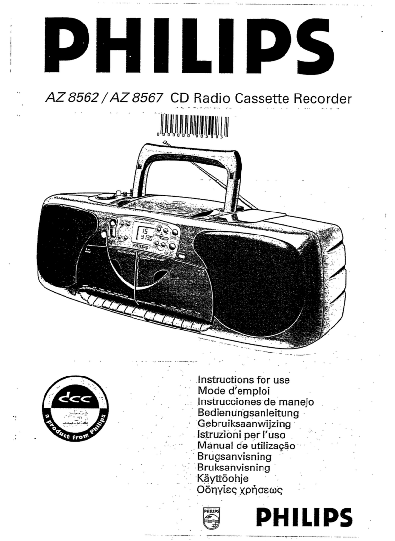 Philips AZ8567/05 User manual