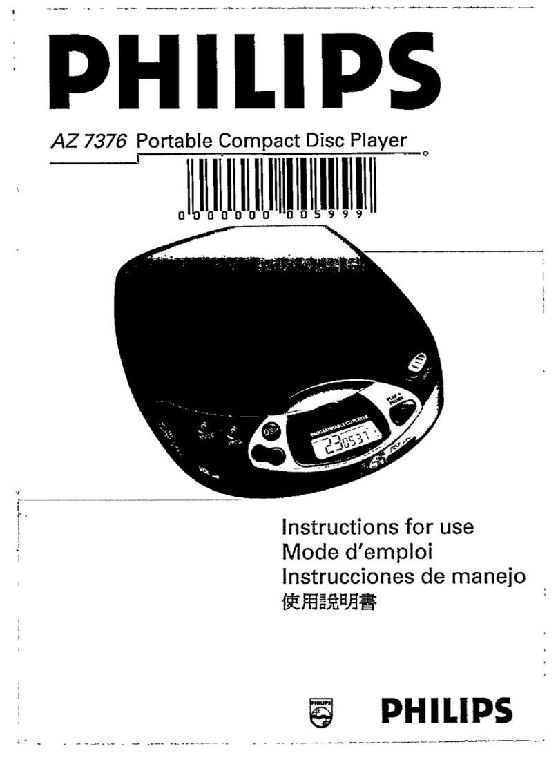 Philips AZ7376/00 User manual