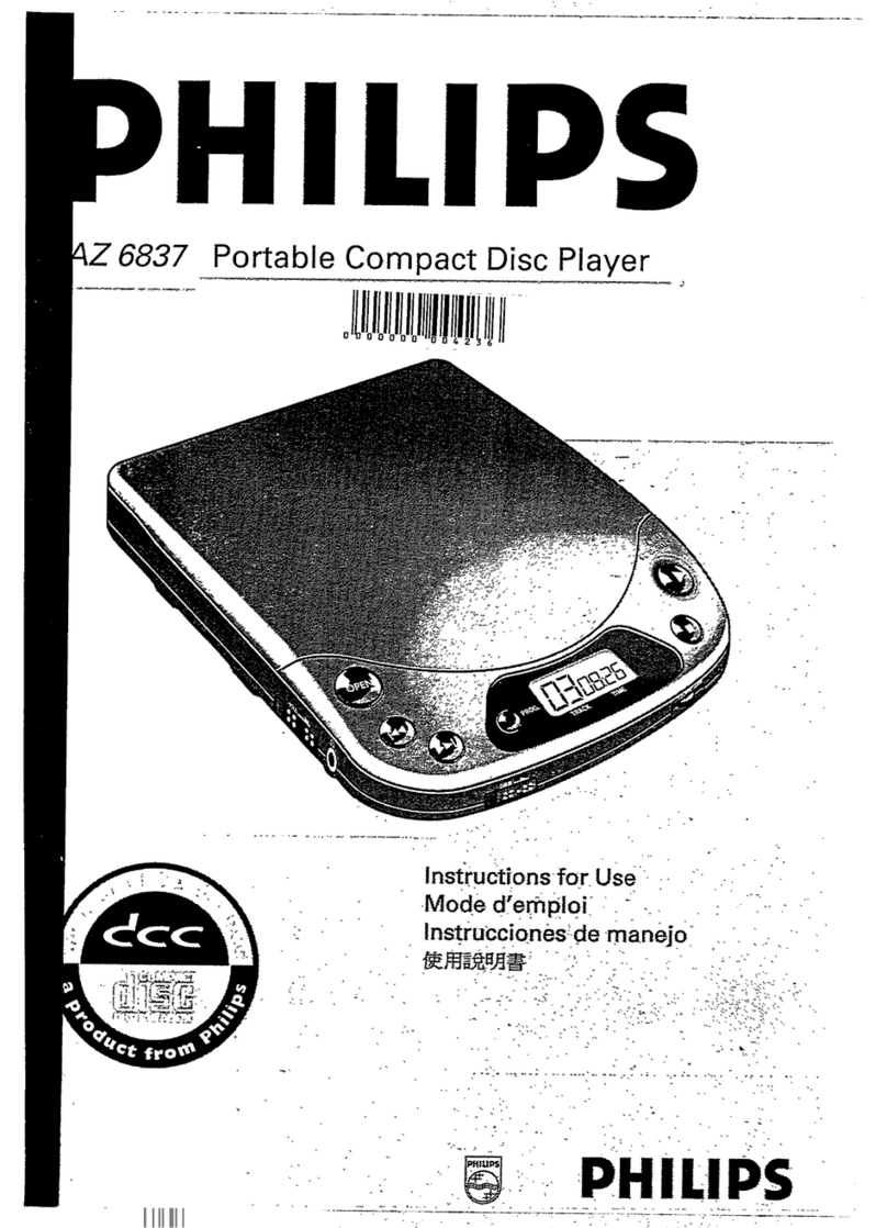 Philips AZ6837/00 User manual