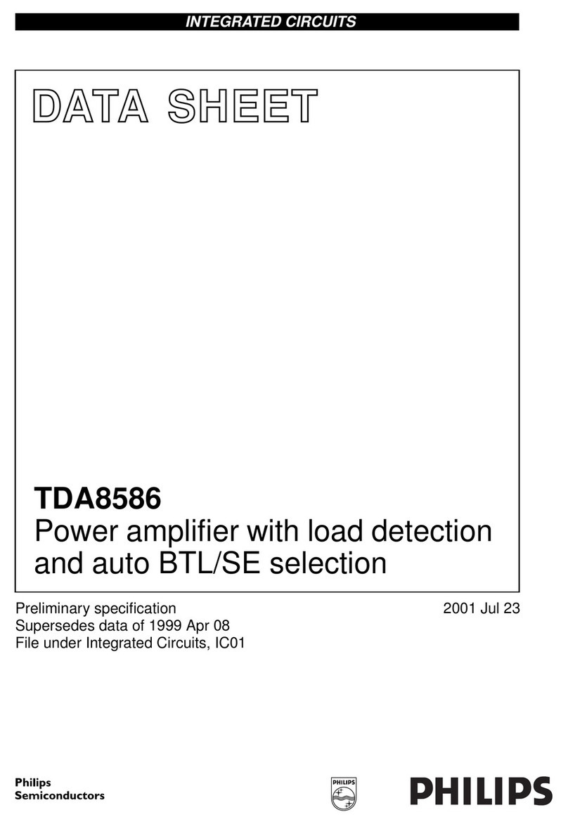 Philips TDA8586 User manual