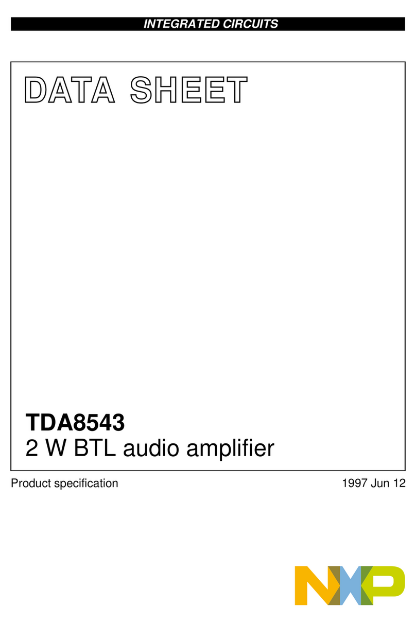 NXP Semiconductors TDA8543 User manual NXP Semiconductors TDA8543 User manual