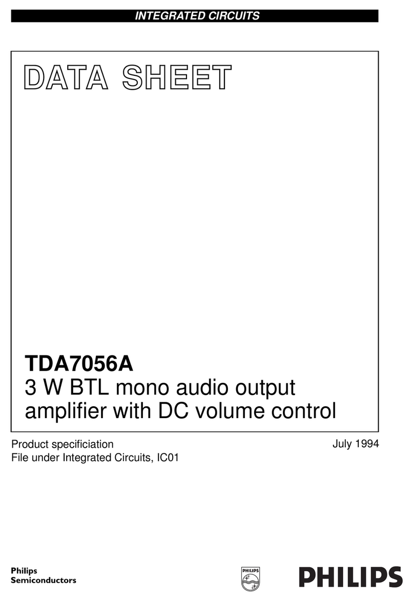 Philips TDA7056A User manual