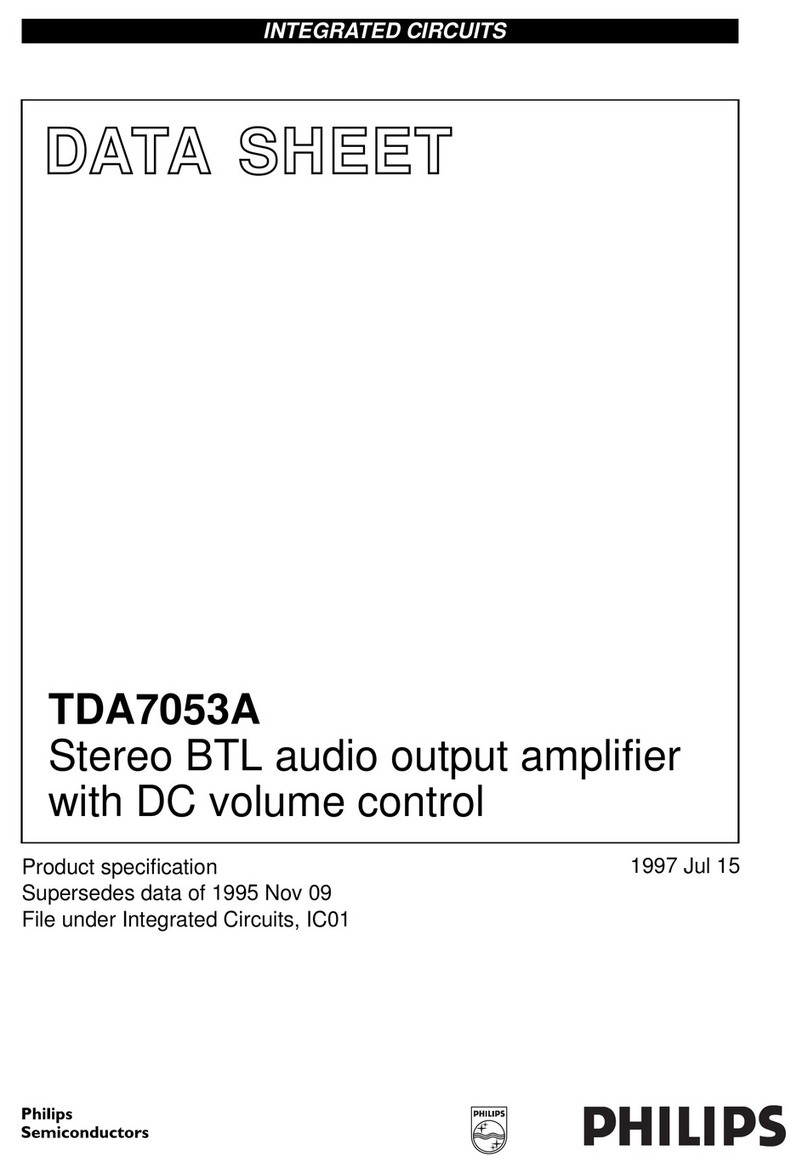 Philips TDA7053A User manual
