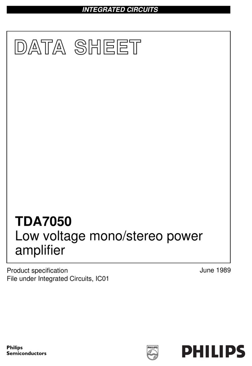 Philips TDA7050 User manual