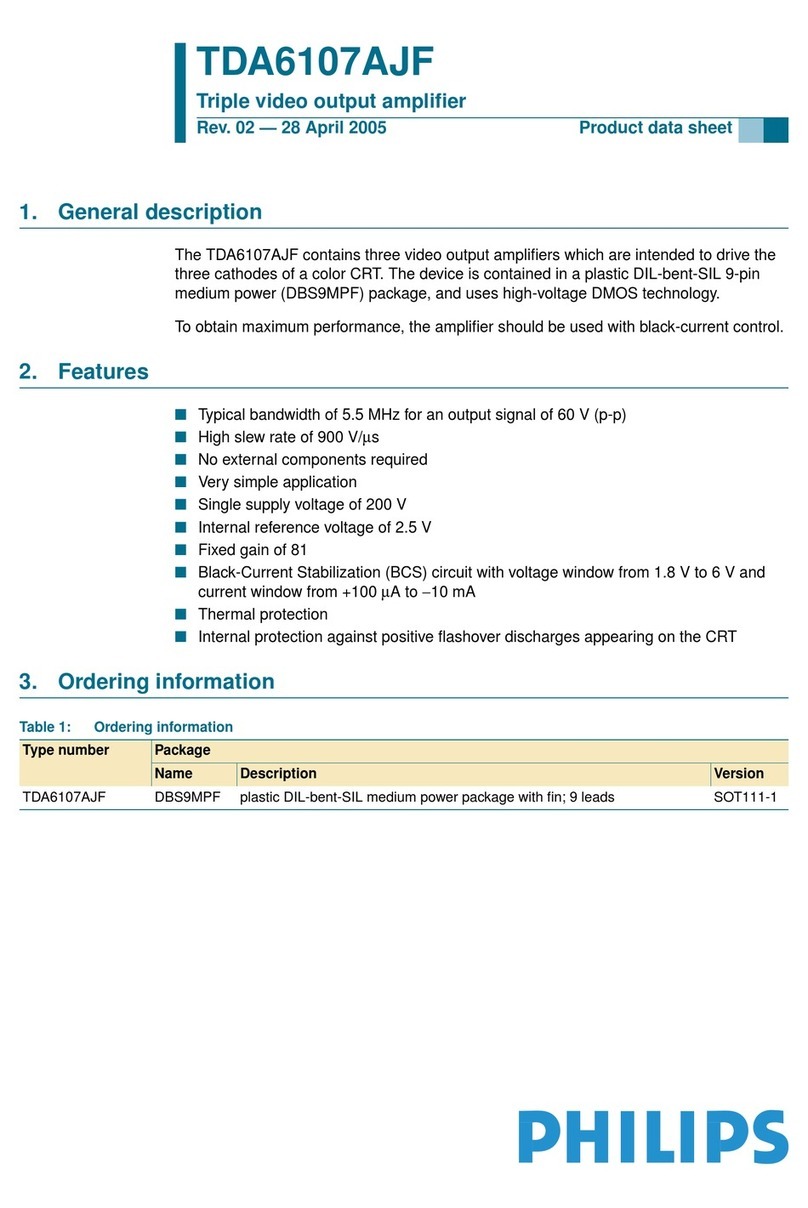 Philips TDA6107AJF Operational manual