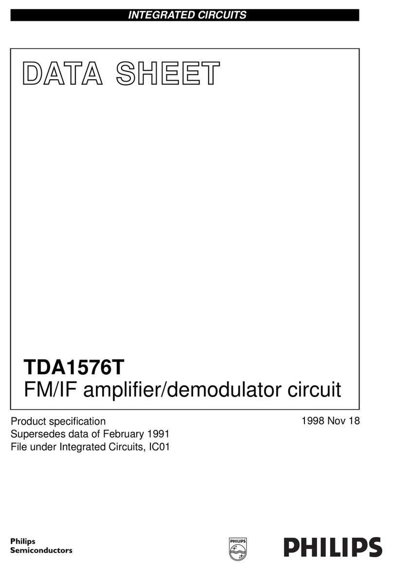 Philips TDA1576T User manual