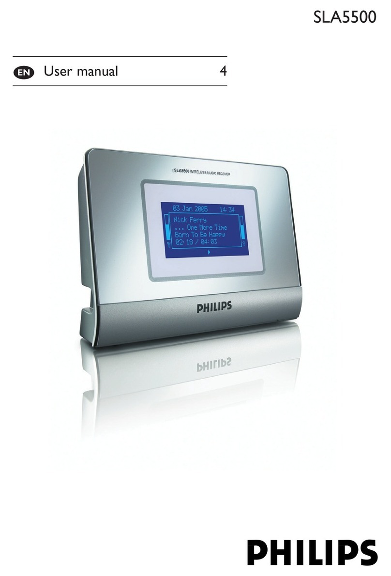 Philips SLA5500 User manual
