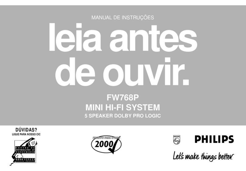Philips FW768P User manual