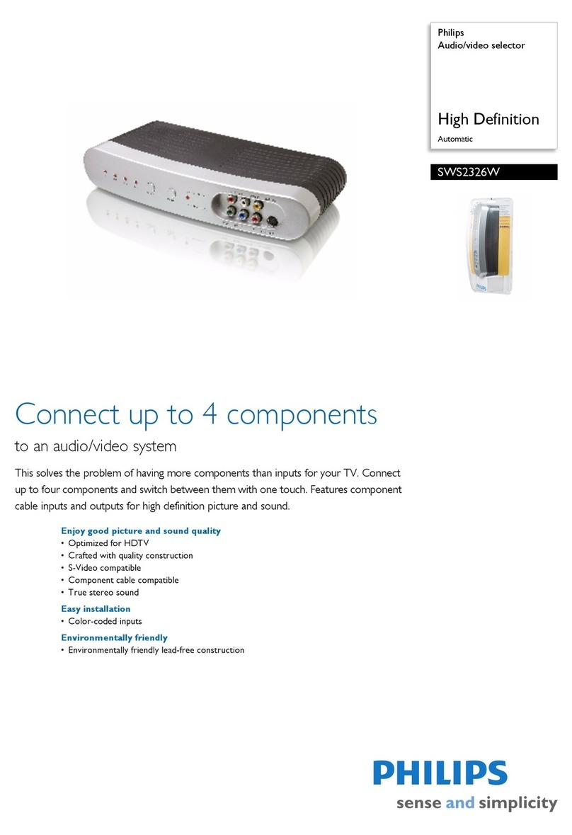 Philips SWS2326W User manual Philips SWS2326W User manual