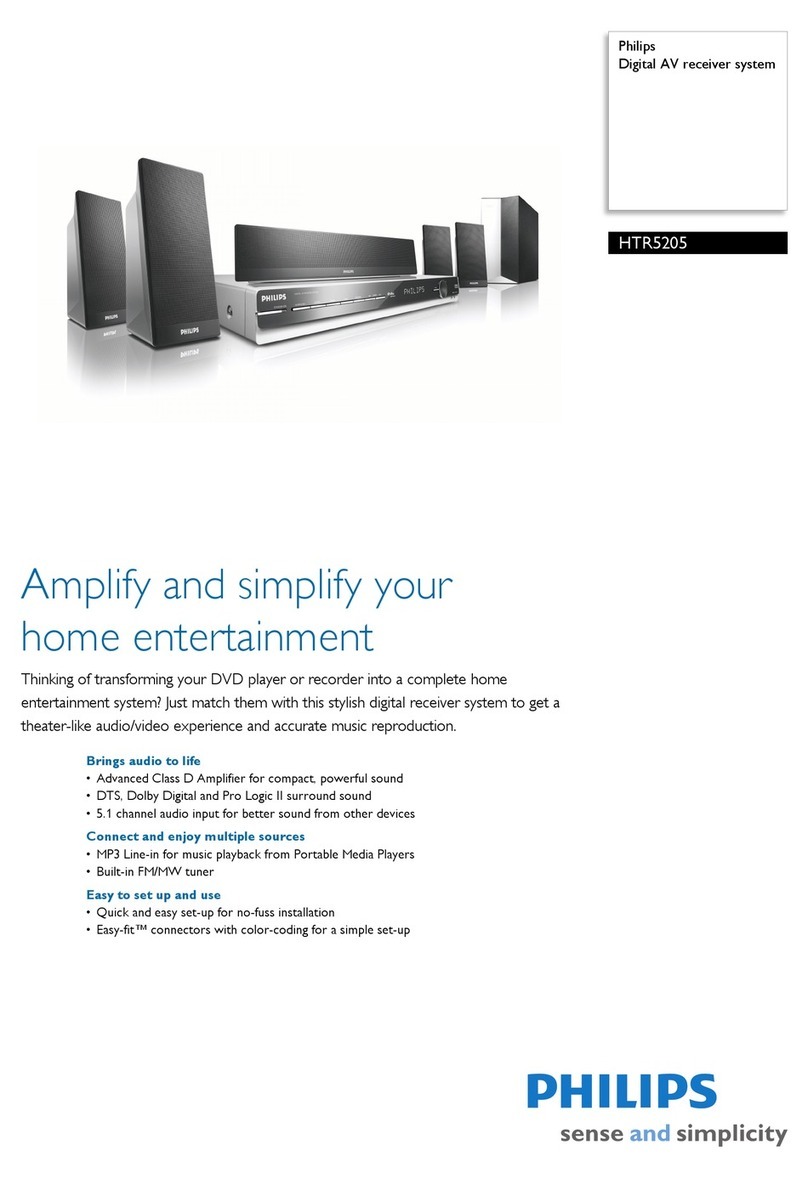 Philips HTR5205 Specifications