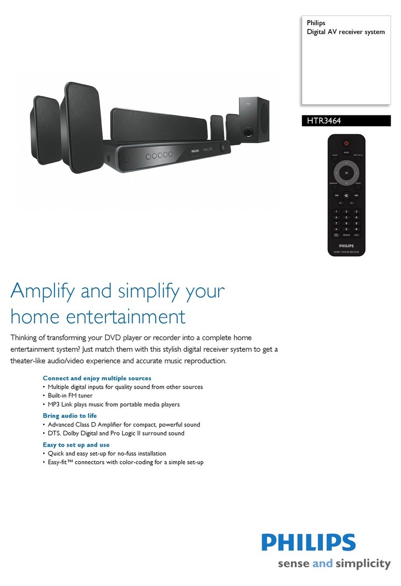 Philips HTR3464 Specifications