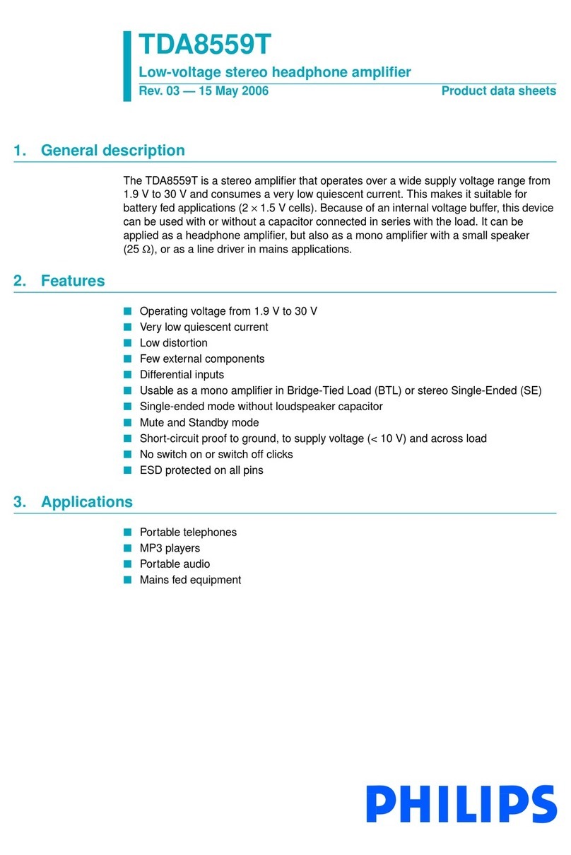 Philips TDA8559T Product data