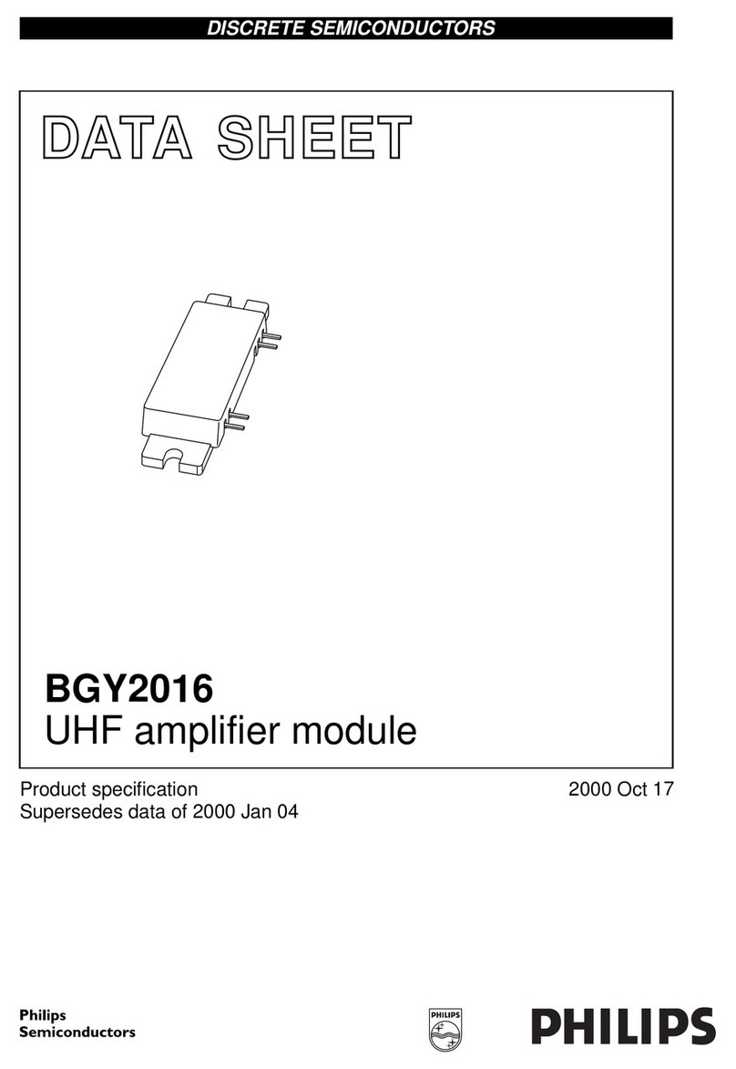 Philips BGY2016 datasheet