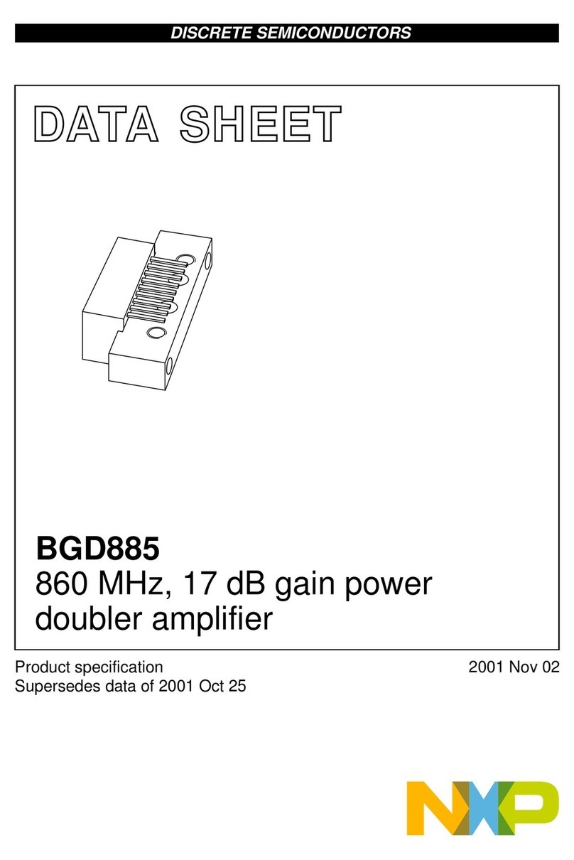 NXP Semiconductors BGD885 datasheet