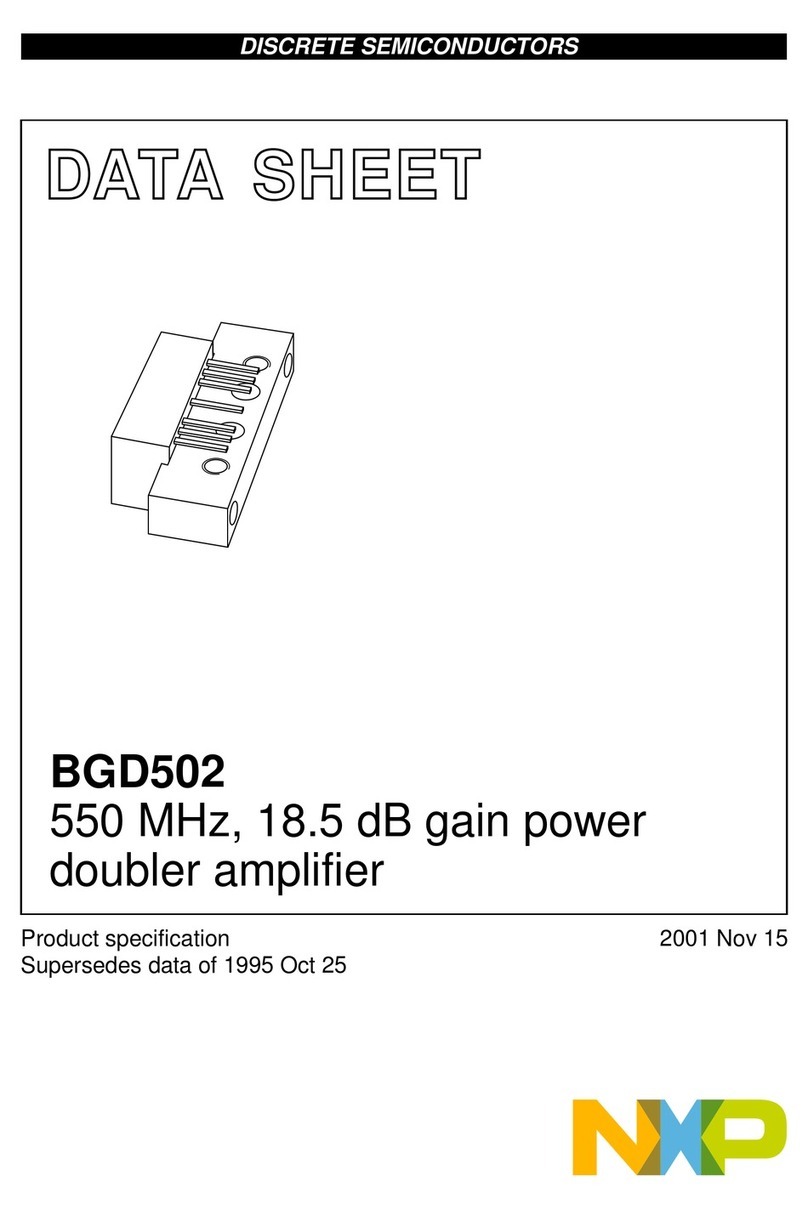 NXP Semiconductors BGD502 datasheet