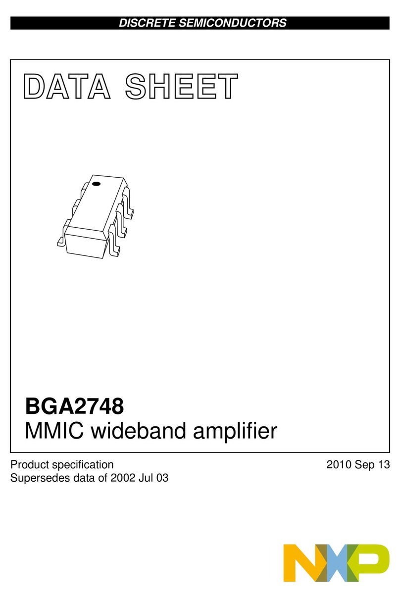 NXP Semiconductors BGA2748 User manual NXP Semiconductors BGA2748 User manual