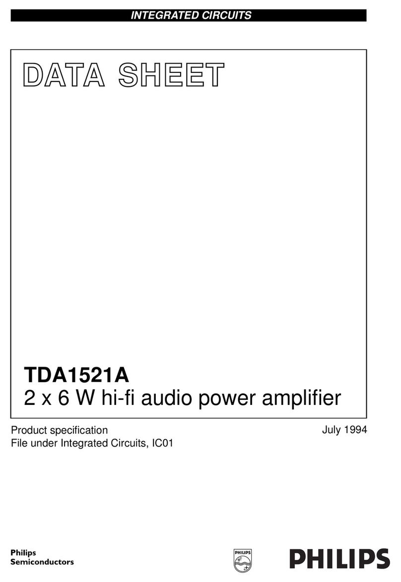 Philips TDA1521A User manual