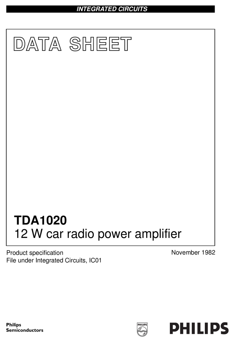 Philips TDA1020 datasheet