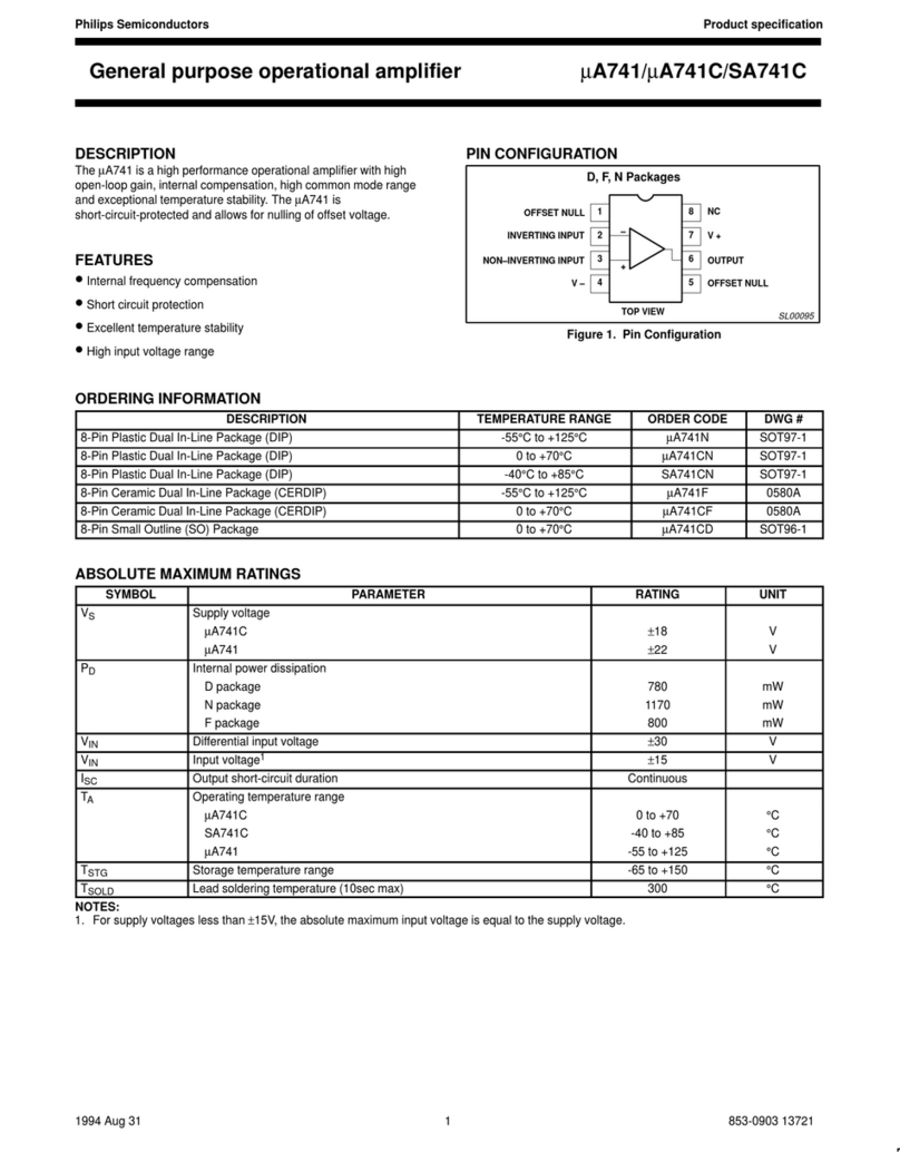 Philips SA741C Product specification