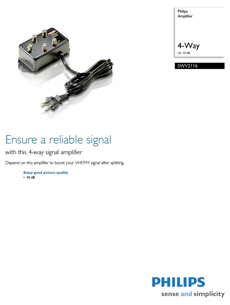Philips SWV2116 User manual