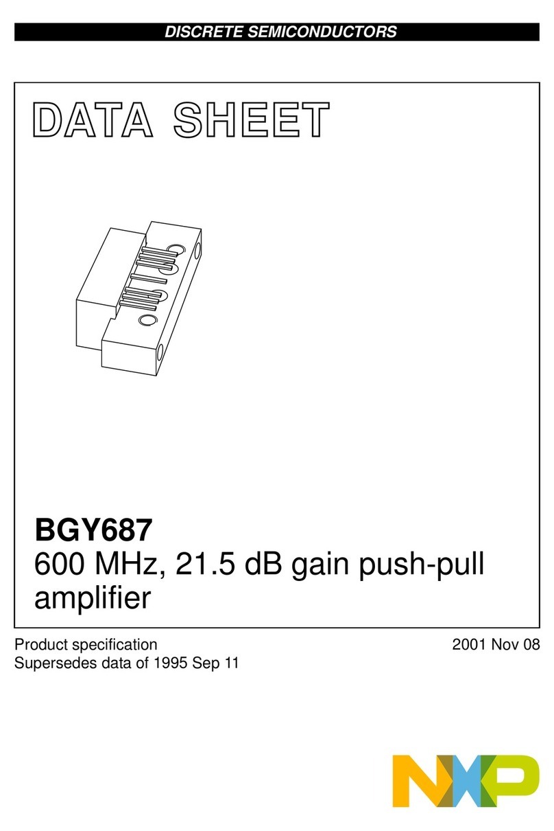 NXP Semiconductors BGY687 User manual NXP Semiconductors BGY687 User manual