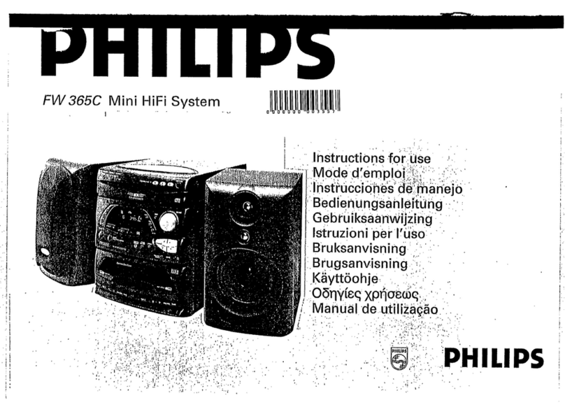Philips FW 365C User manual
