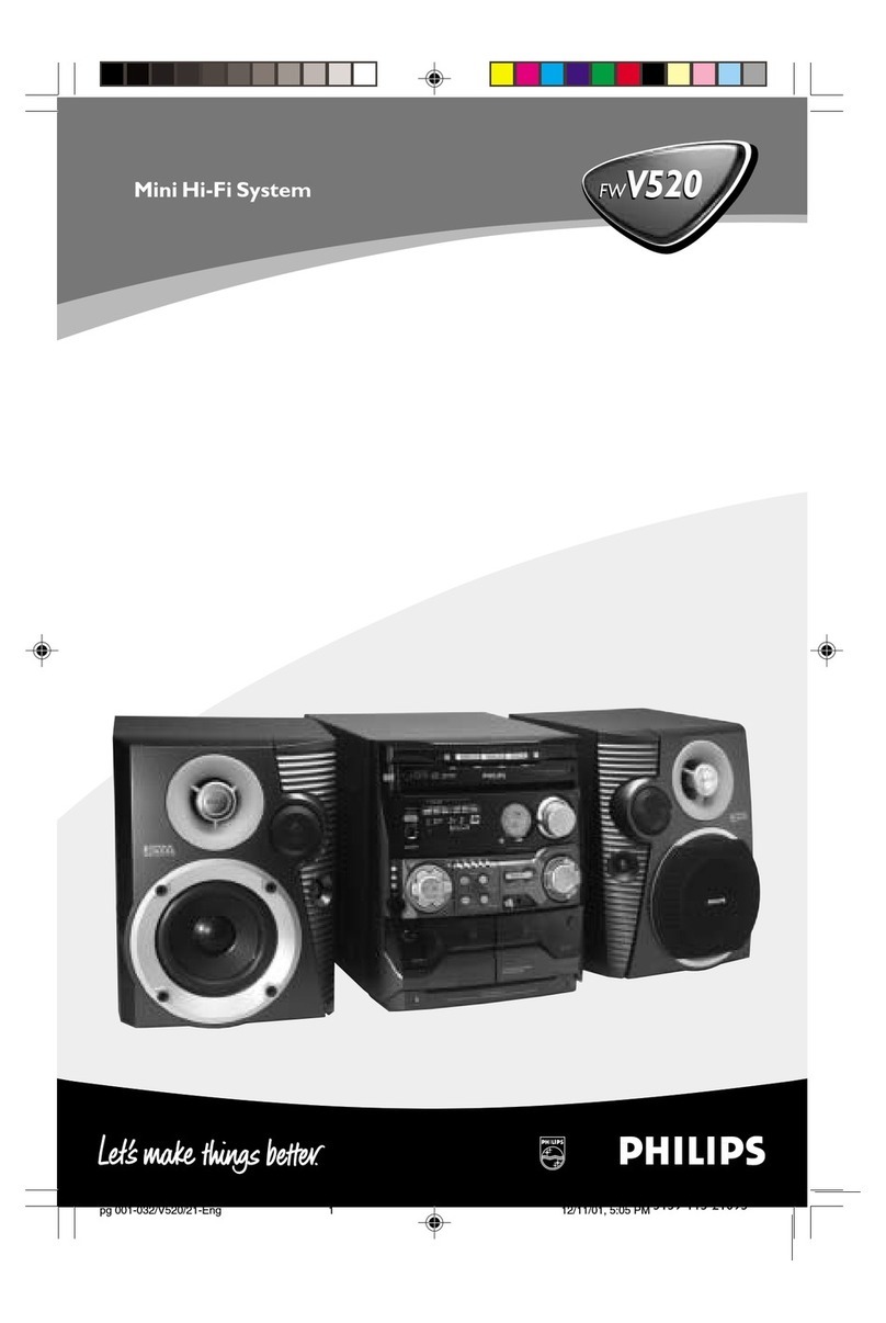 Philips FW-V520 user manual