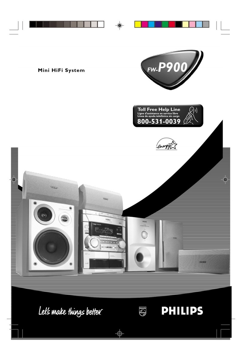 Philips FW-P900 User manual