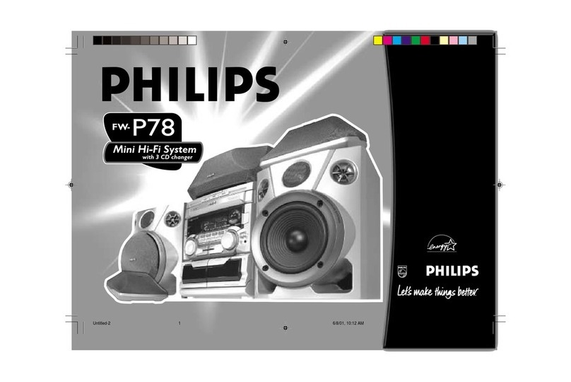 Philips FW-P78 User manual