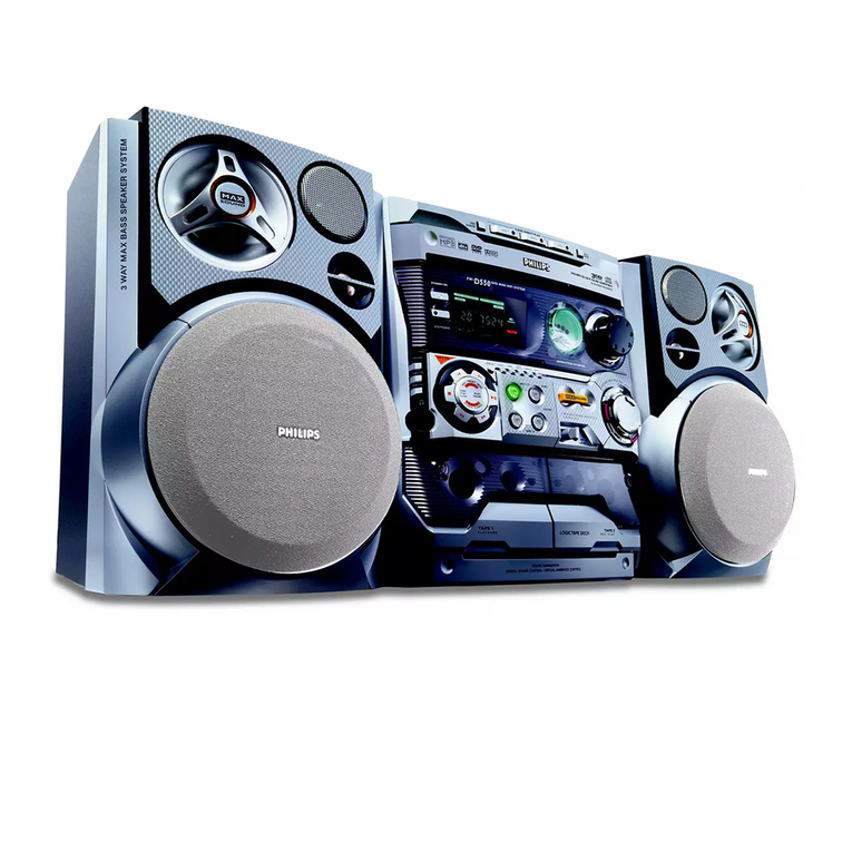 Philips FW-D550 User manual Philips FW-D550 User manual