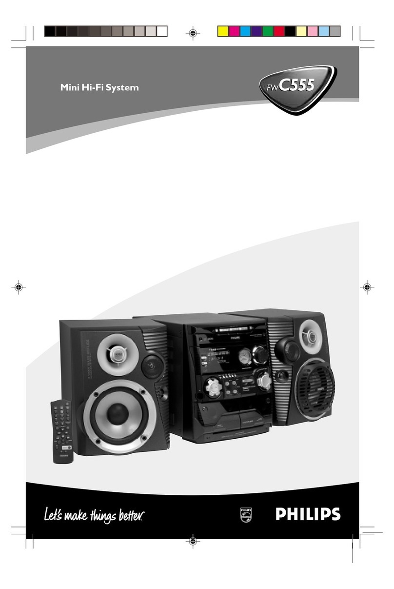 Philips FWC555 User manual