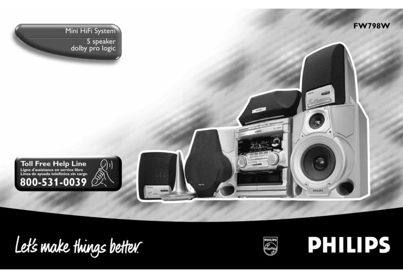 Philips FW798W product manual