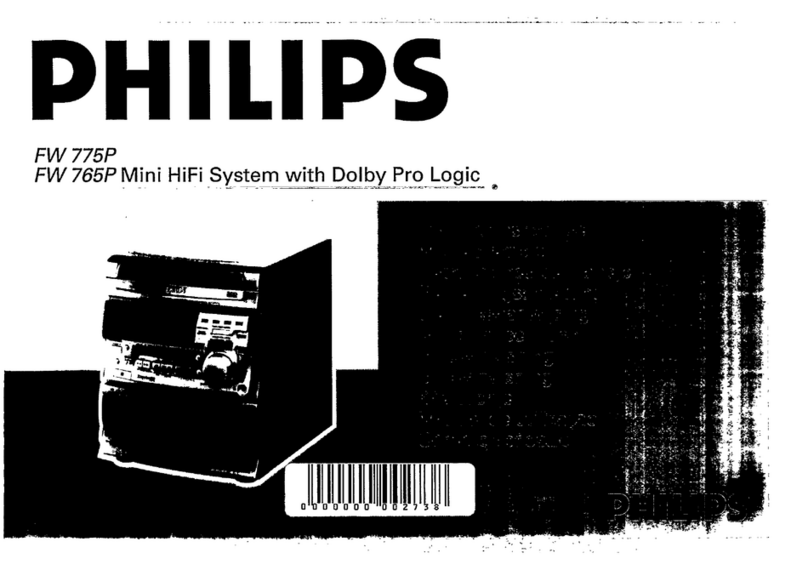Philips FW 765P User manual