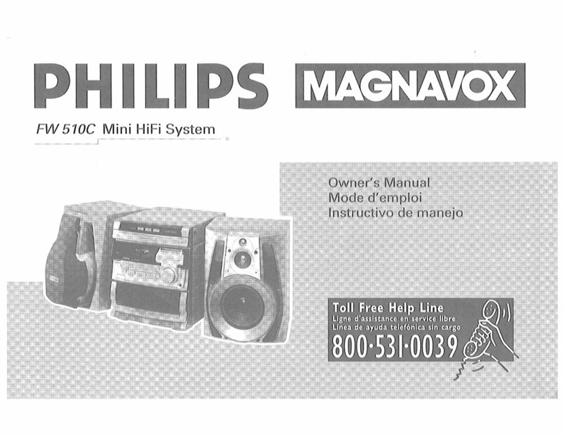 Philips FW 510C owner's manual