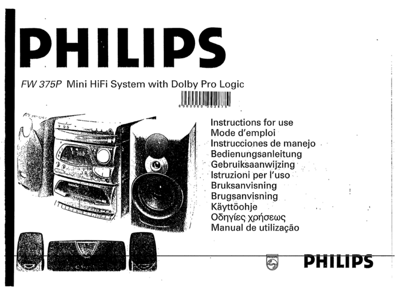 Philips Magnavox FW 375P Brugsanvisning