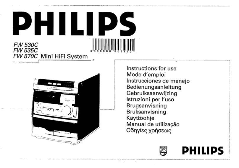 Philips FW 530C Brugsanvisning