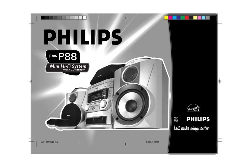 Philips FW P88 user manual