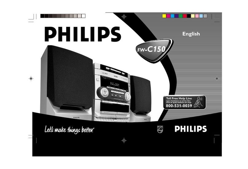 Philips FW-C150 User manual
