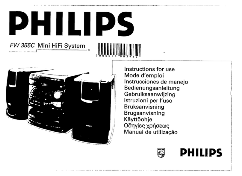 Philips FW 355C User manual