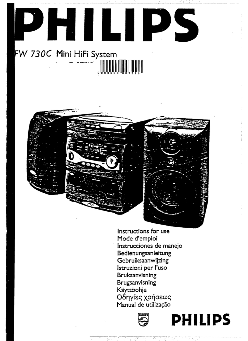 Philips FW 730C User manual