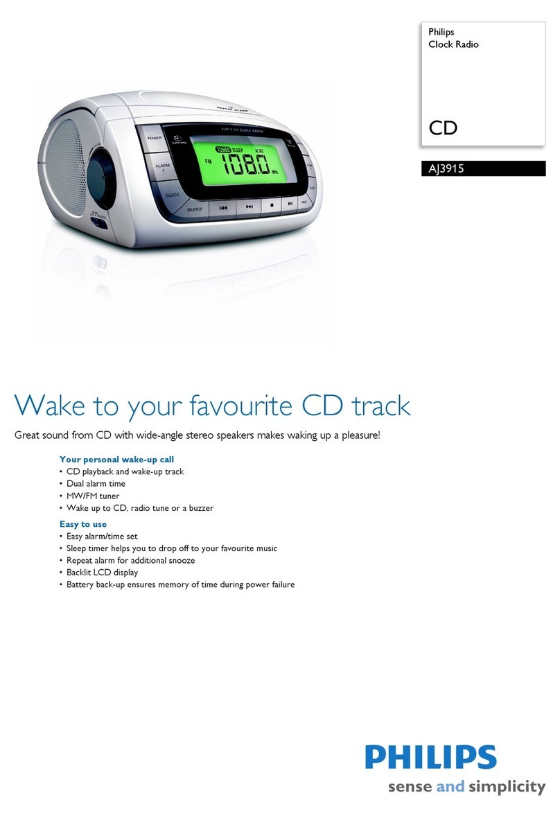 Philips AJ3915 Specifications