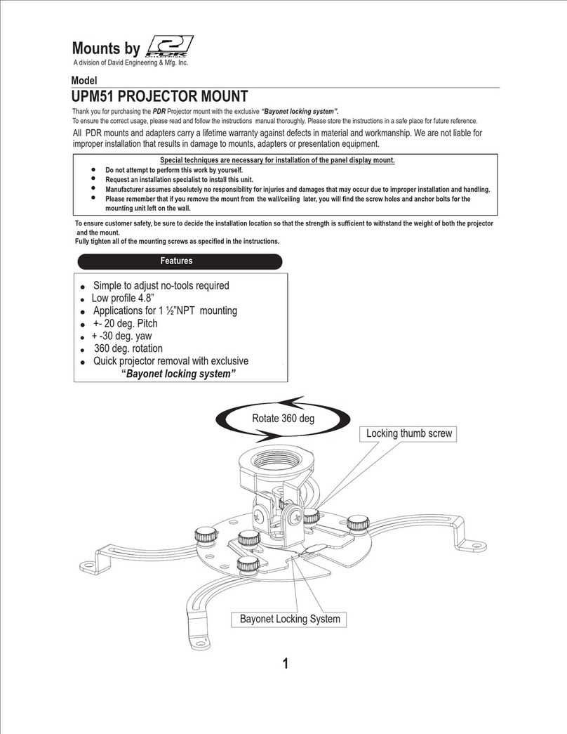PDR UPM51 User manual