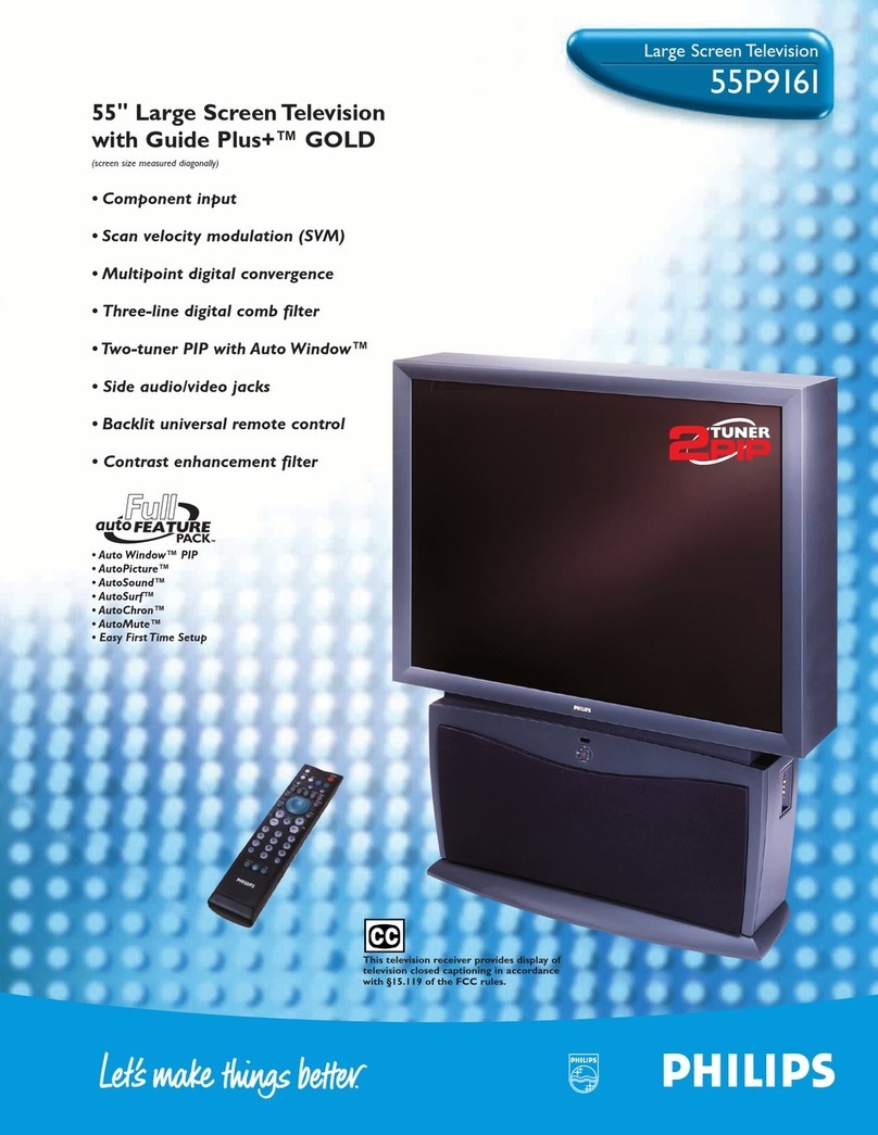 Philips 55P 9161 User manual