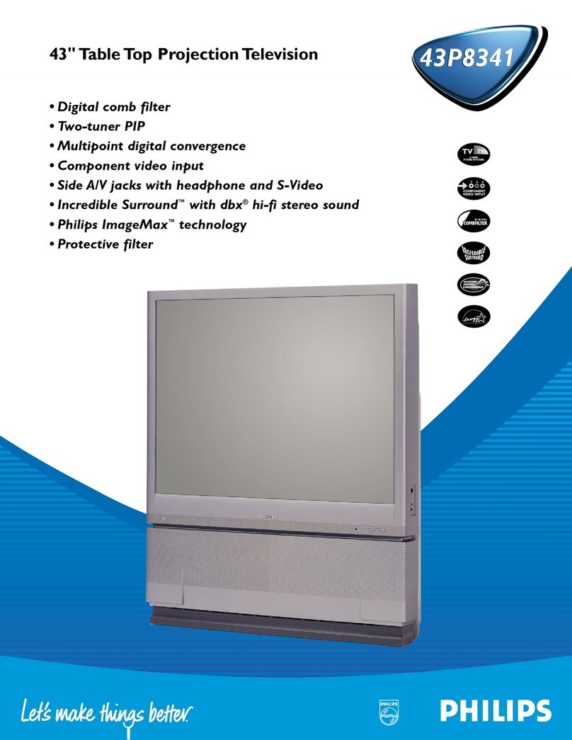 Philips 43P 8341 User manual