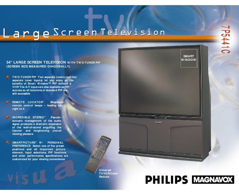 Philips Magnavox 7P5441C Specifications