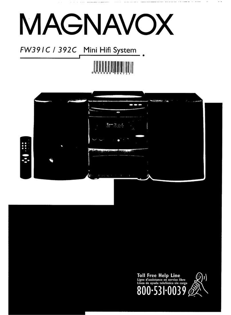 Magnavox FW391C User manual