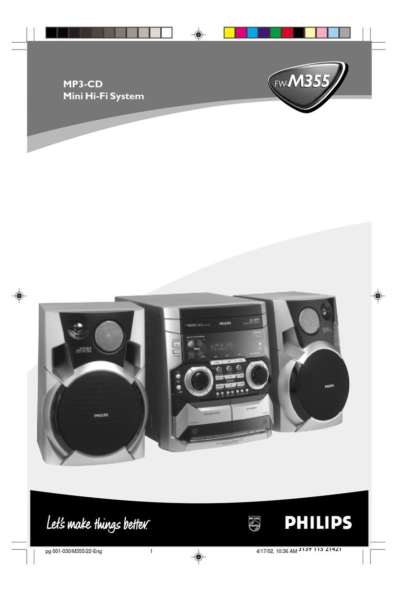 Philips FW-M355 manual