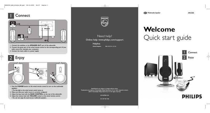 Philips SPA3300 User manual