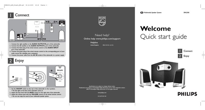 Philips SPA2300 User manual