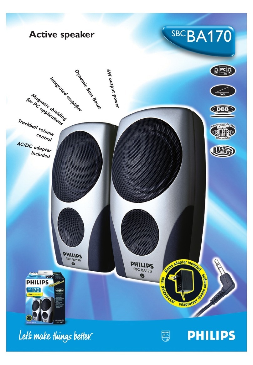 Philips SBCBA170 Product information